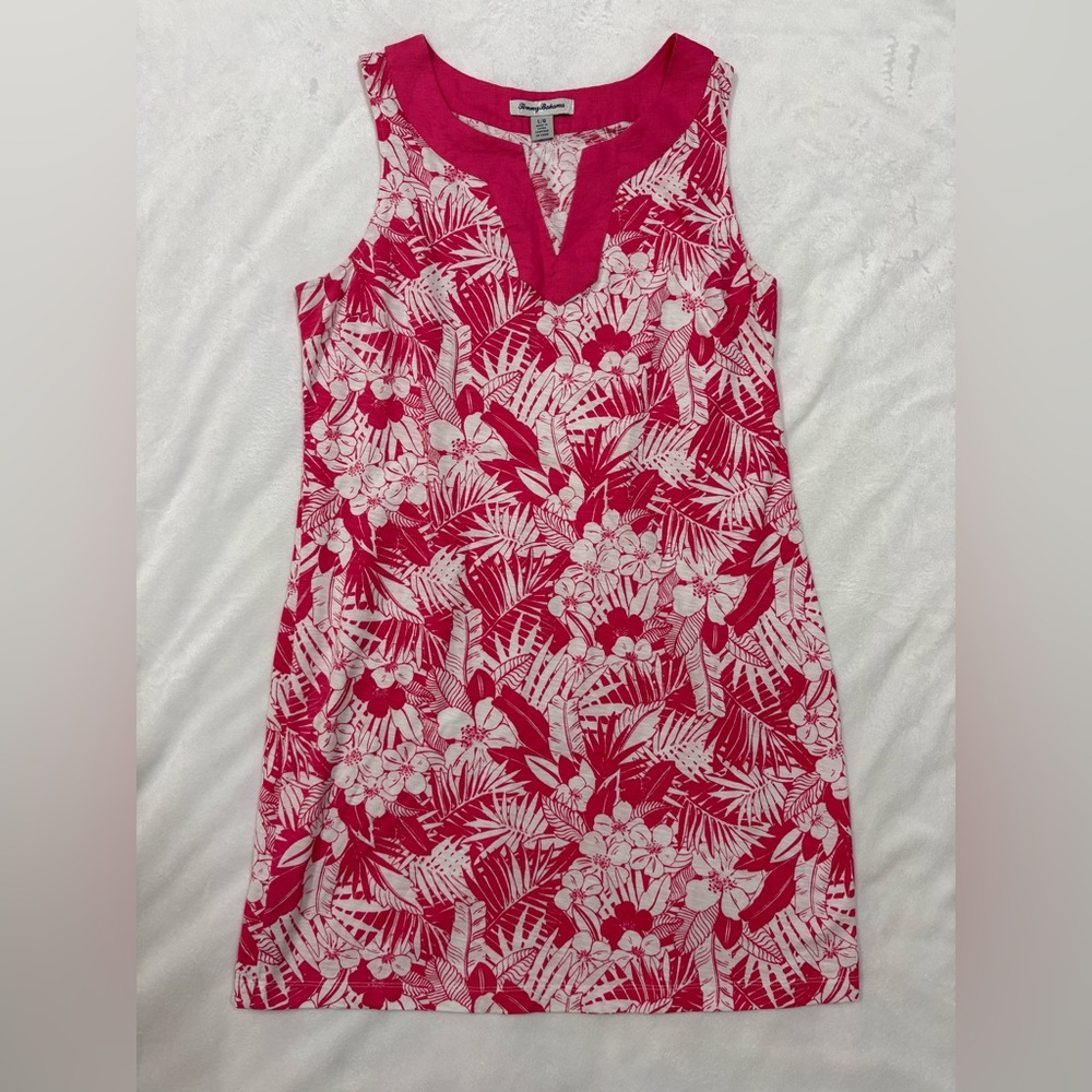 Tommy Bahama Pink and White Floral Top
